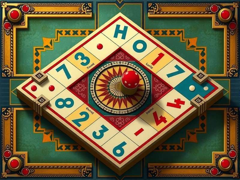 Ludo Deluxe Game Board